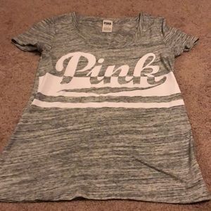 Pink Victoria’s Secret t-shirt